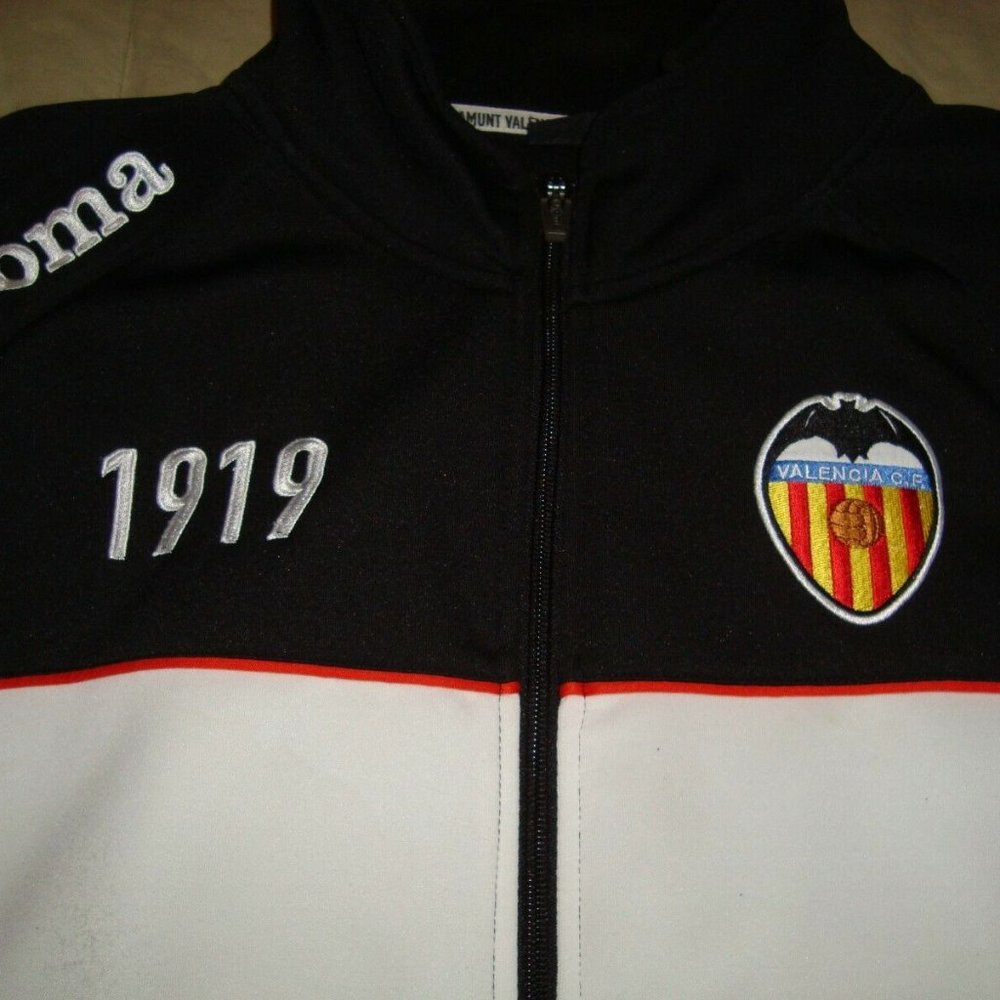 Rare Vintage JOMA Valencia FC Soccer Jacket Sz. XXL Spain La Liga